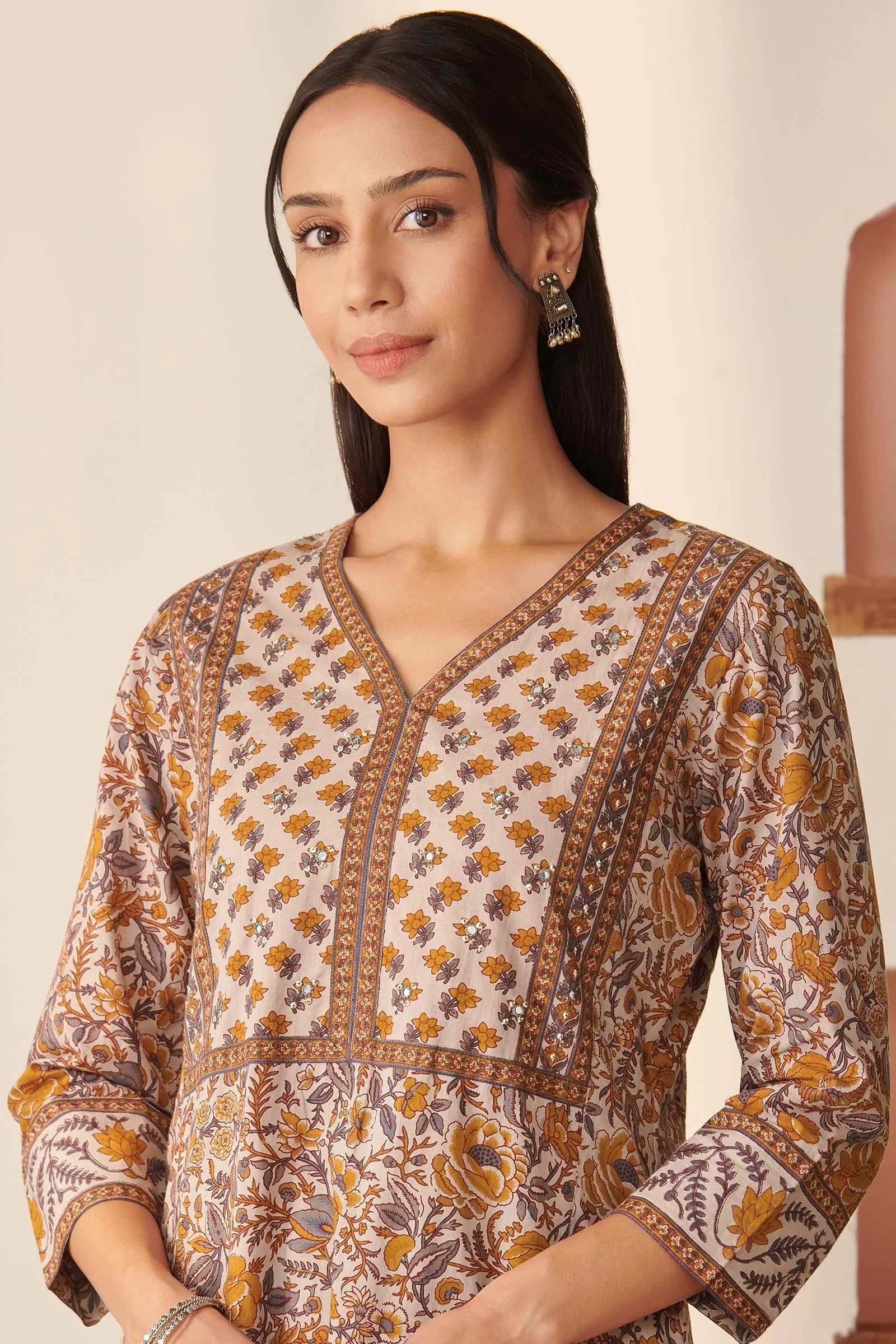 Gauhar Zafiya Sanganeri Kurta