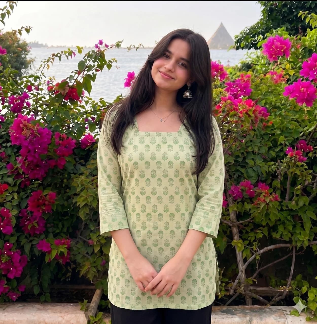 Printed Viscose Rayon Straight Kurta for Women