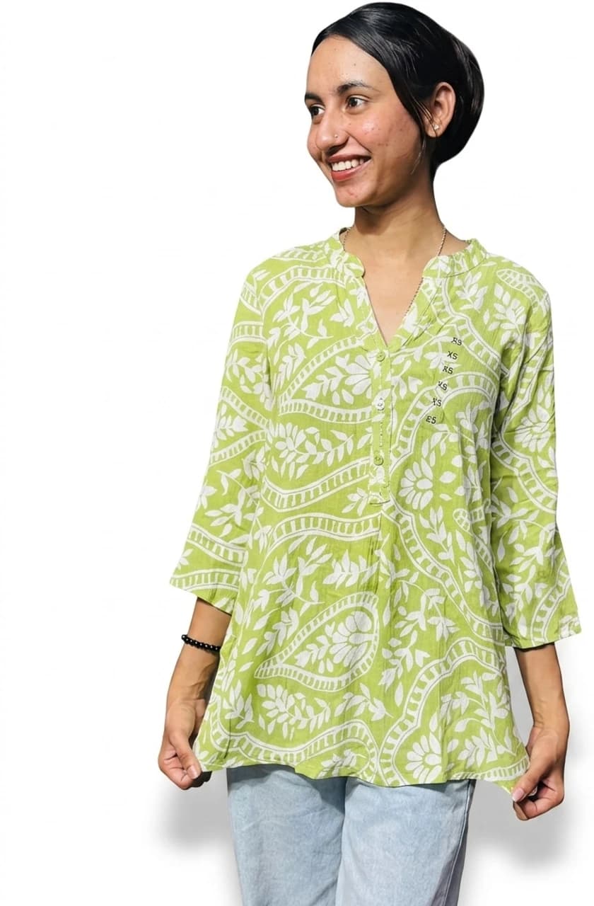 Pure Cotton Cape Top Kurta for
