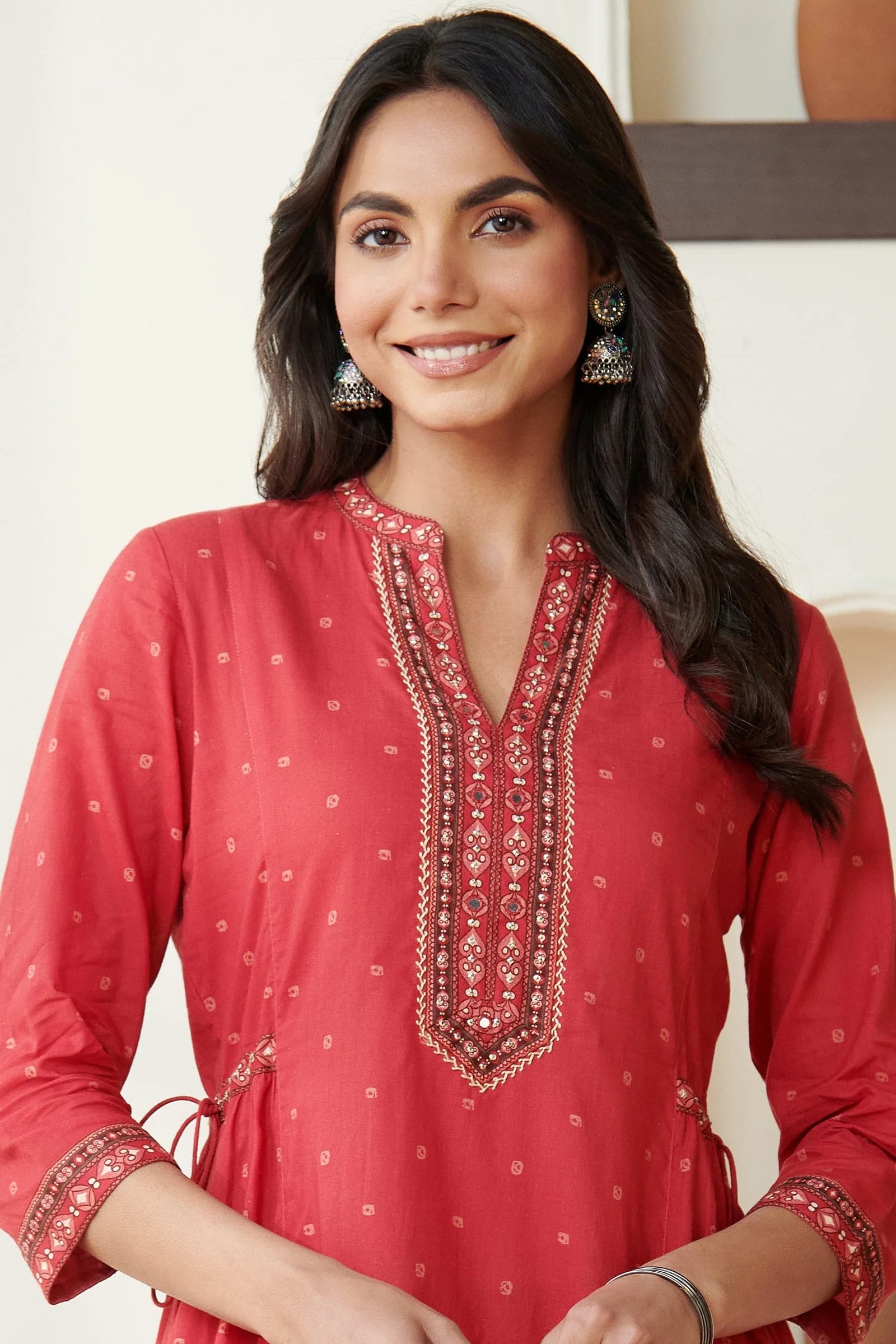 Rangrez Nusrat Pink Kurta