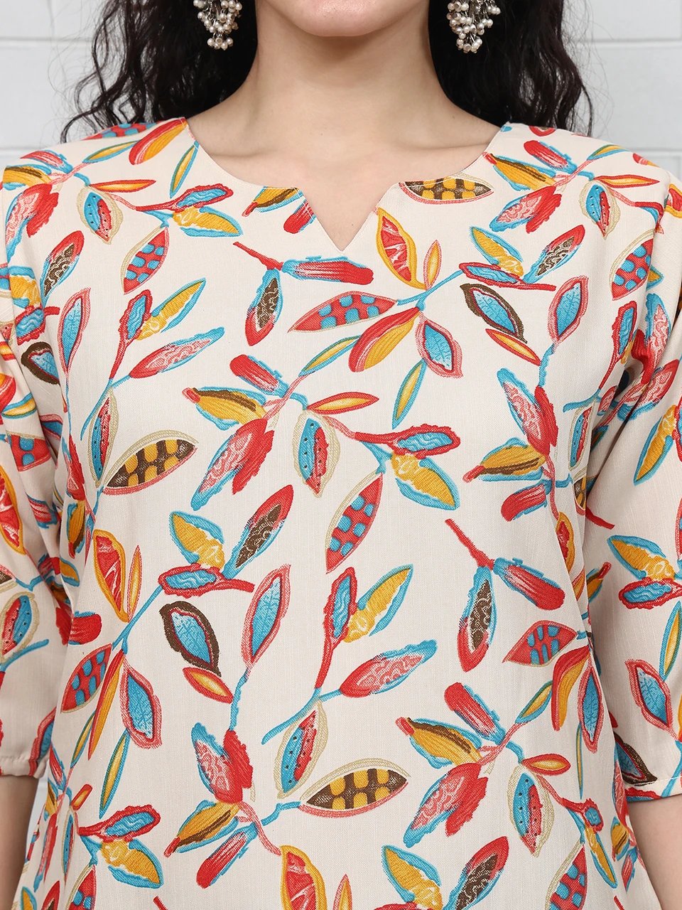 aalia floral cotton dress - view 5