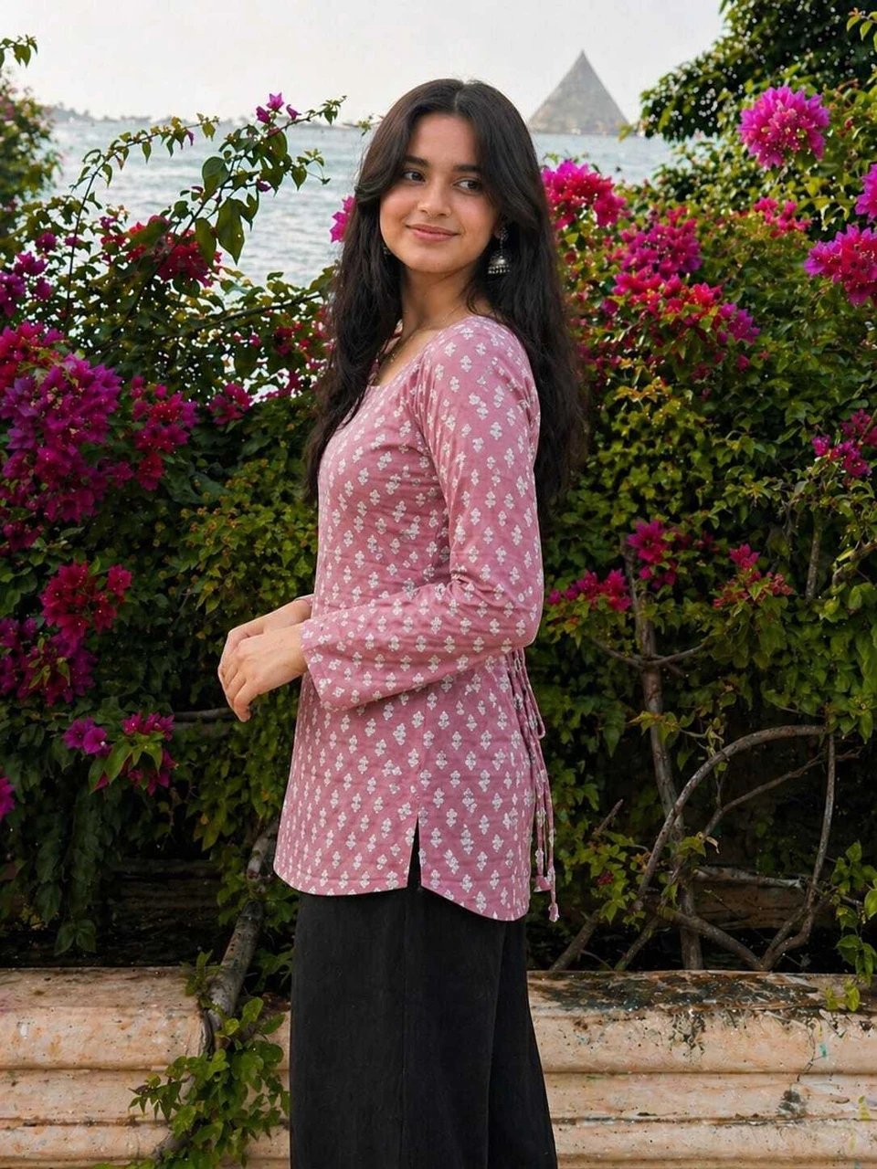 Viscose Rayon Straight Kurta for Women - view 3