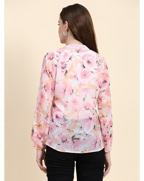 Women Floral Regular Fit Top - view 4