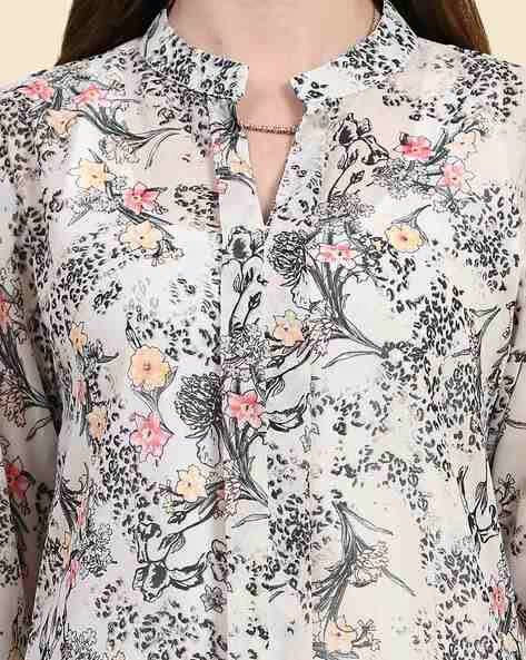 Women Floral Print Regular Fit Top - view 5